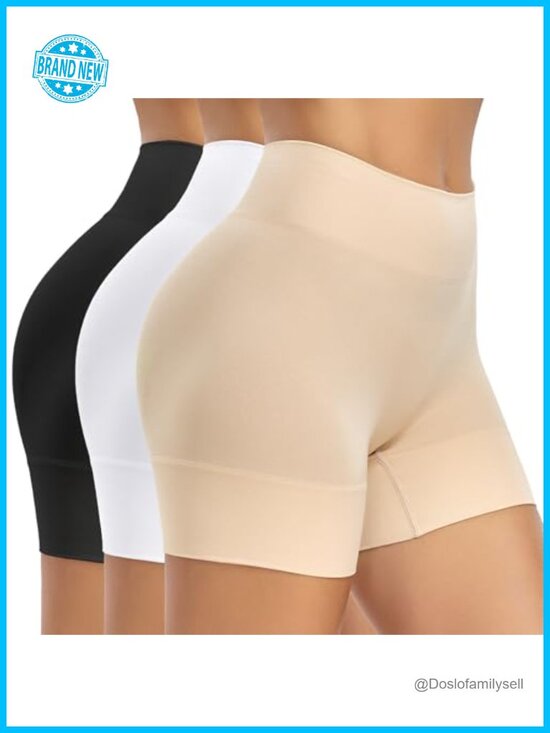Other - Seamless Anti Chafing Slip Shorts 3 Pack Polyamide Elastane Under Dress Shorts